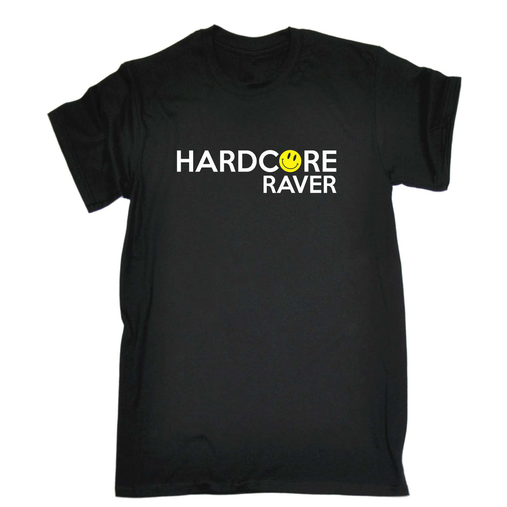 Hardcore Raver Smile - Mens Funny T-Shirt Tshirts