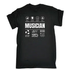 Musician Sarcastic Humour - Mens 123t Funny T-Shirt Tshirts