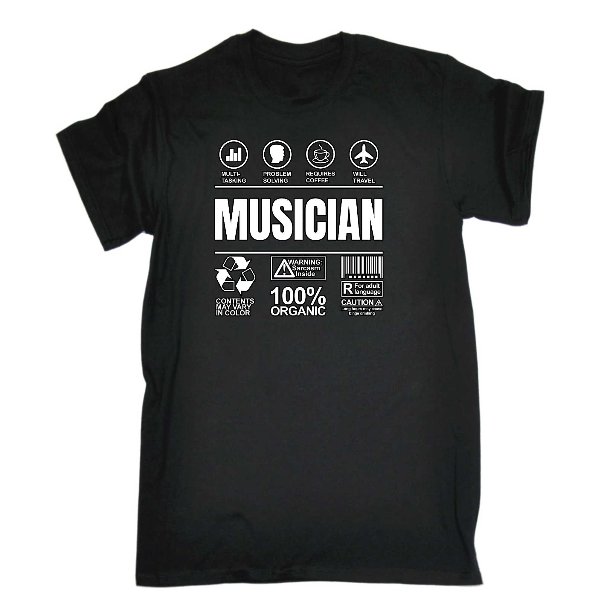 Musician Sarcastic Humour - Mens 123t Funny T-Shirt Tshirts