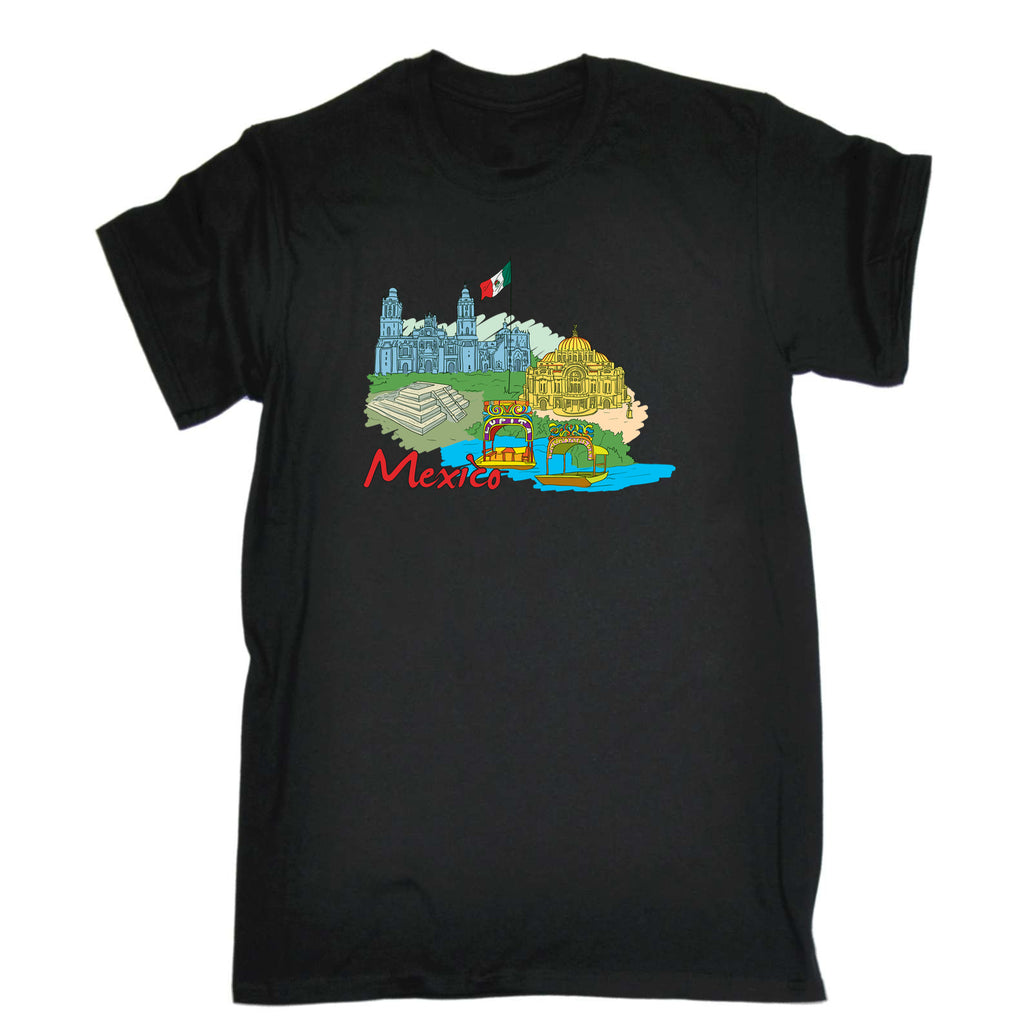 Mexico North America Country Flag Destination - Mens 123t Funny T-Shirt Tshirts
