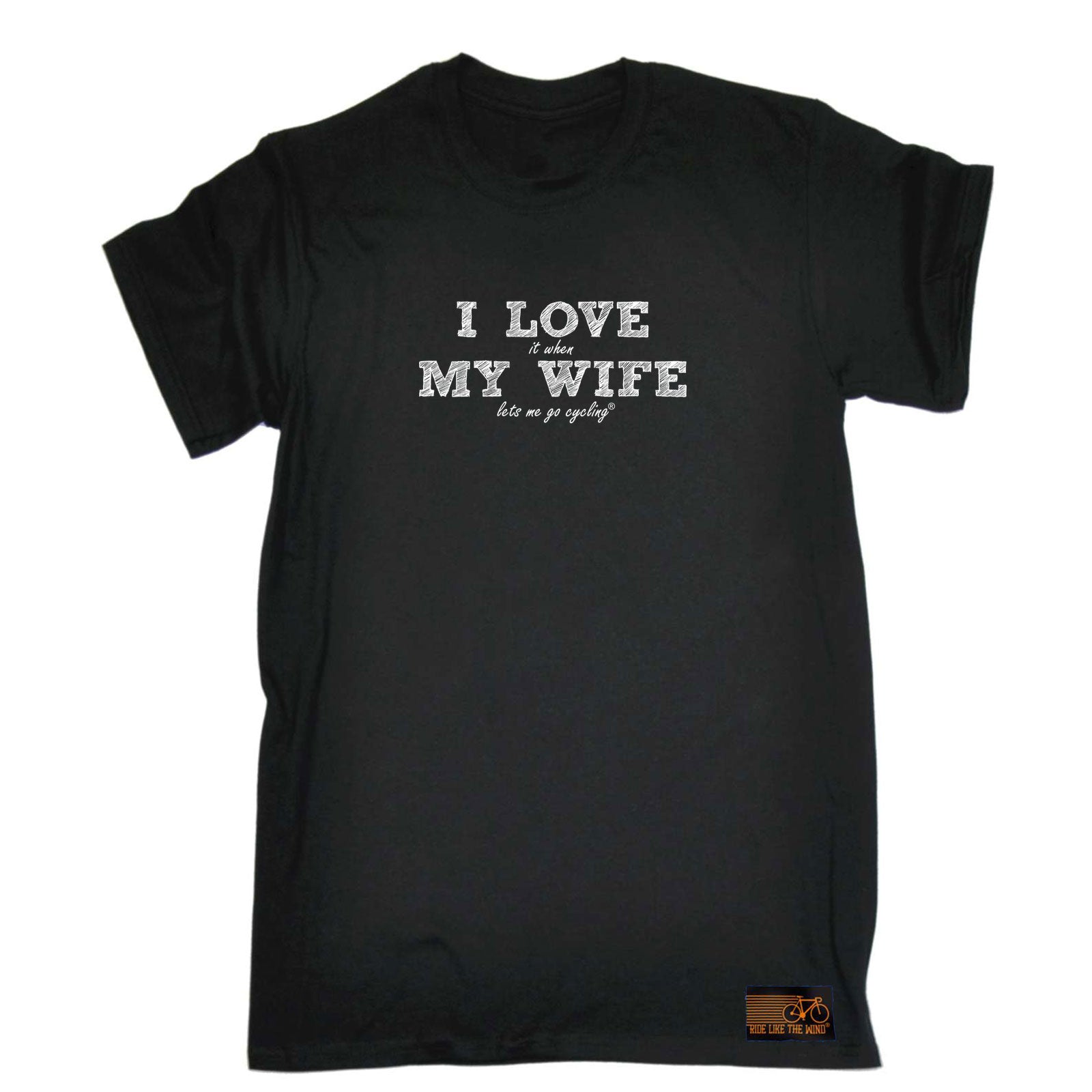 Rltw I Love It When My Wife Cycling - Mens Funny T-Shirt Tshirts