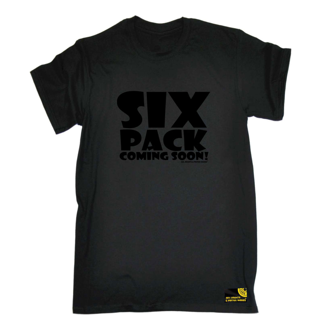 Swps Six Pack Coming Soon Black - Mens Funny T-Shirt Tshirts