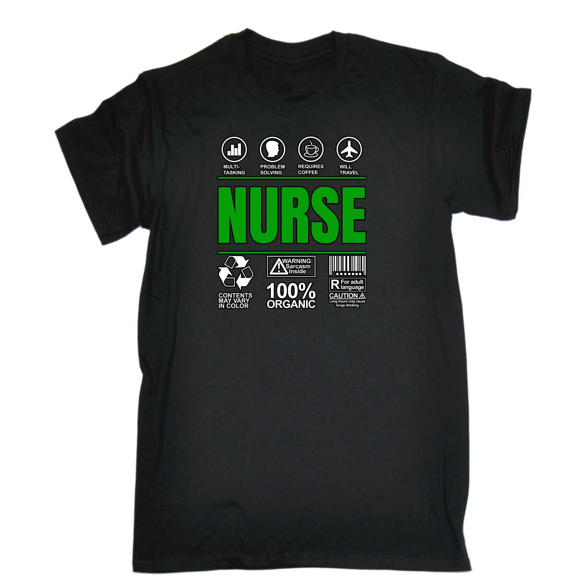 Nurse Sarcastic Humour - Mens 123t Funny T-Shirt Tshirts