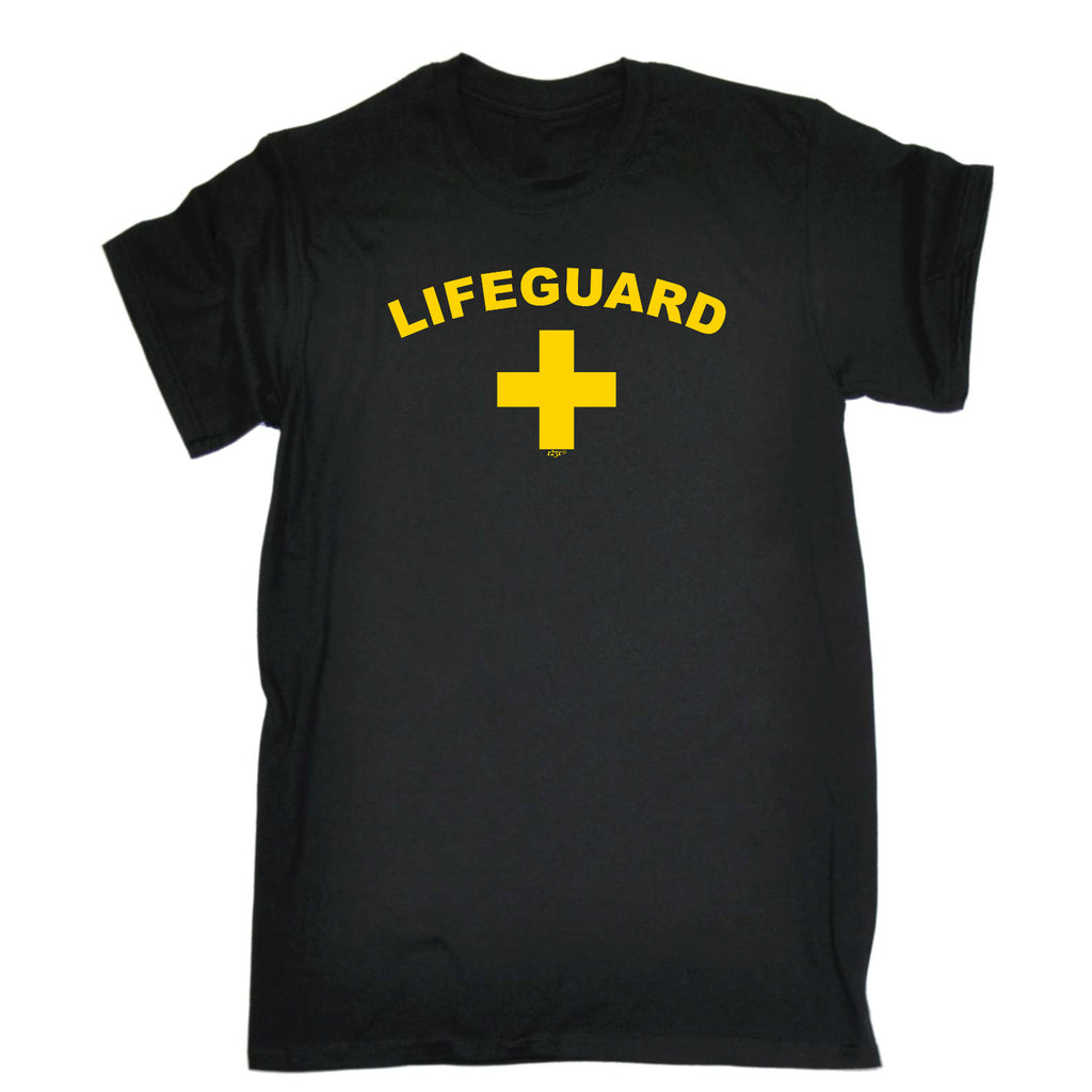 Lifeguard Yellow - Mens Funny T-Shirt Tshirts