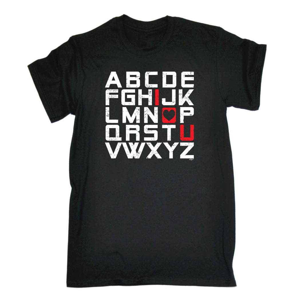 Alphabet Love You - Mens Funny T-Shirt Tshirts
