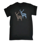 Wild And Free Deer - Mens 123t Funny T-Shirt Tshirts