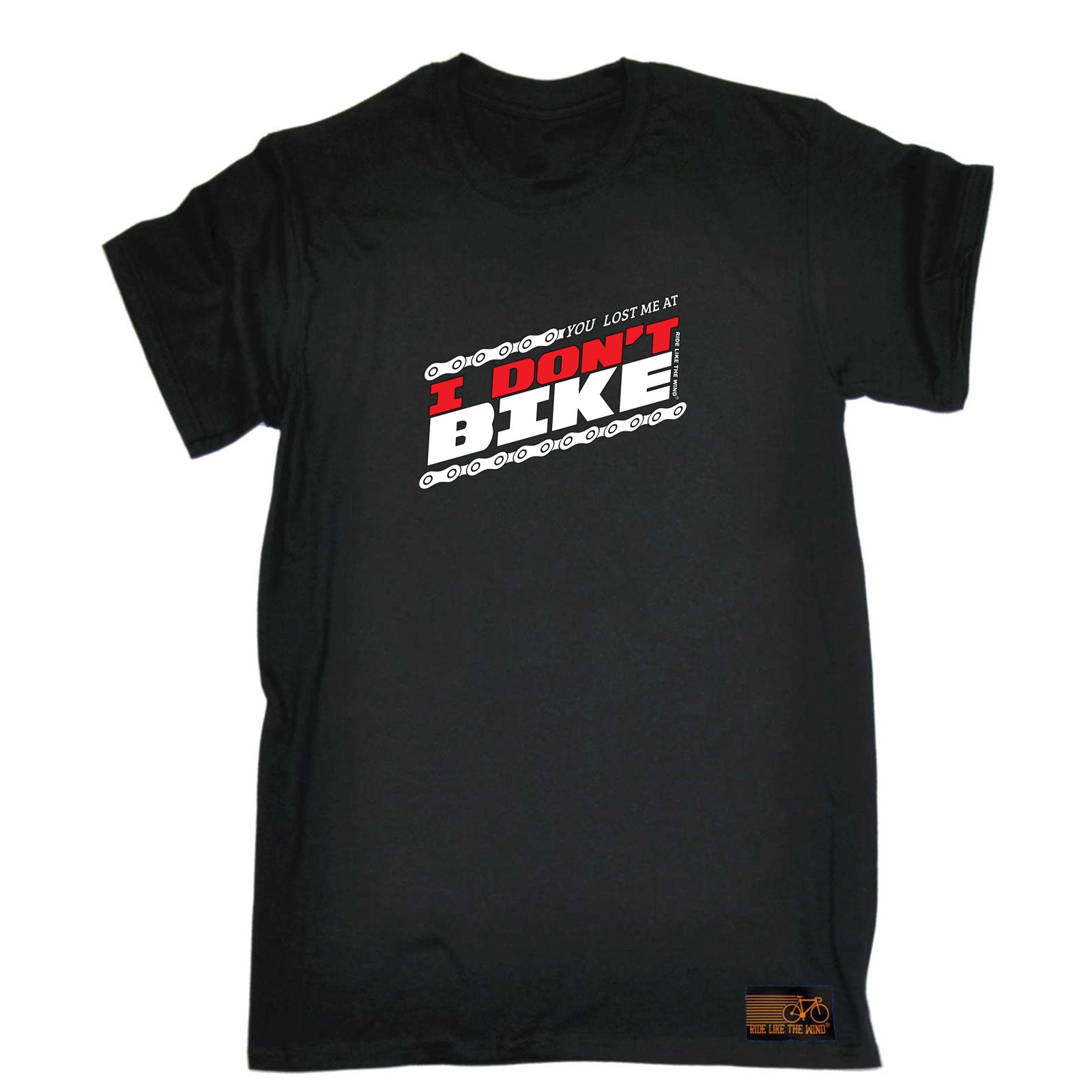 Rltw You Lost Me At I Dont Bike - Mens Funny T-Shirt Tshirts