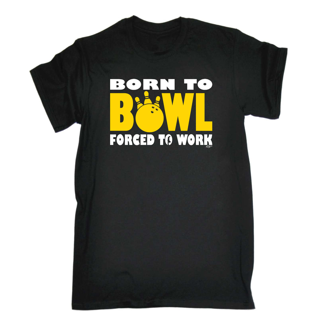 Born To Bowl Tenpin - Mens Funny T-Shirt Tshirts