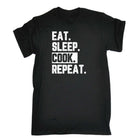 Eat Sleep Cook Repeat - Mens 123t Funny T-Shirt Tshirts