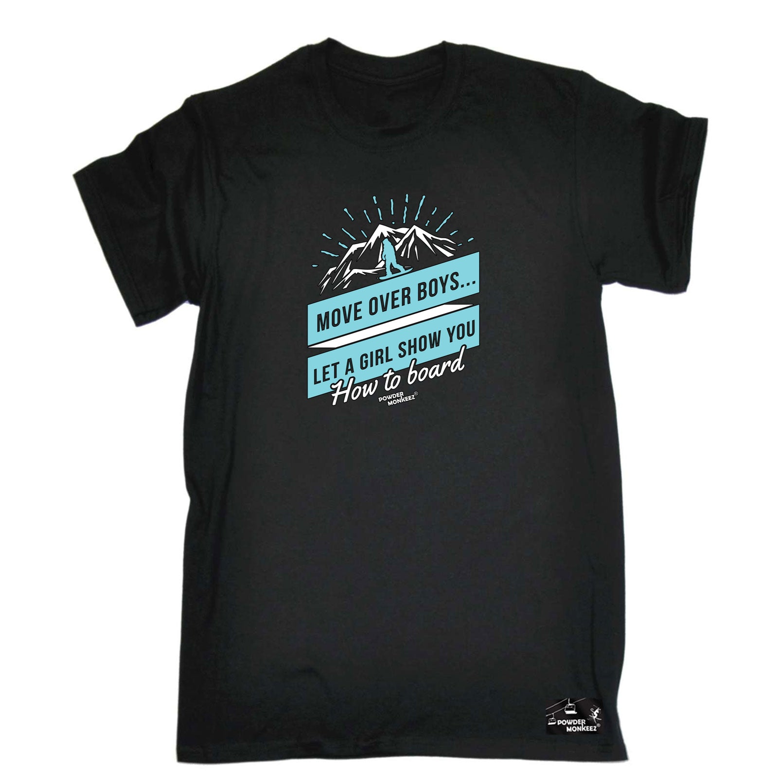 Pm Move Over Boys How To Board - Mens Funny T-Shirt Tshirts
