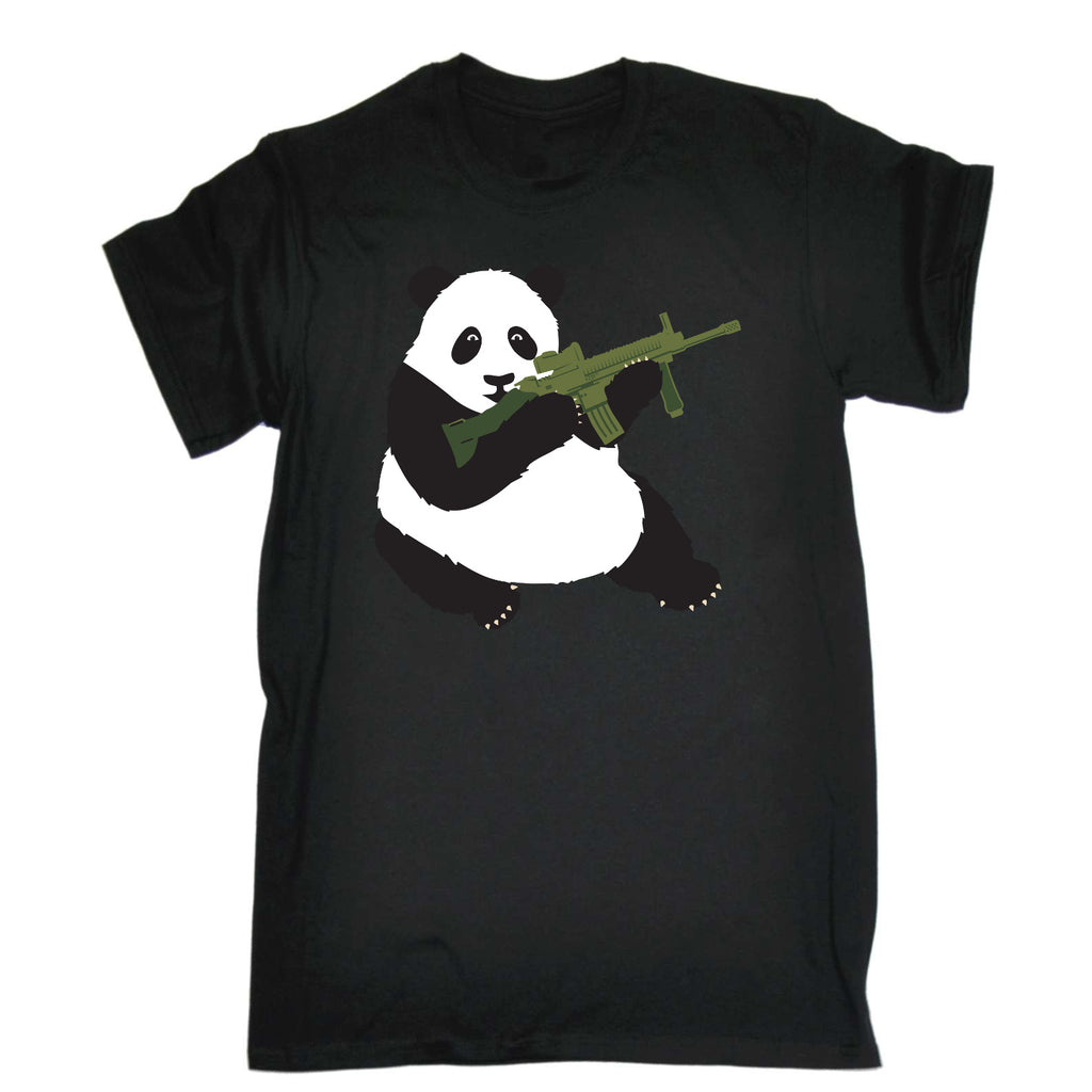 Armed Panda - Mens Funny T-Shirt Tshirts