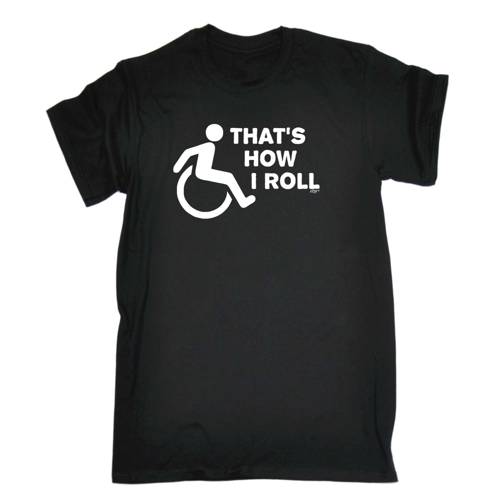 Thats How Roll Disabled - Mens Funny T-Shirt Tshirts