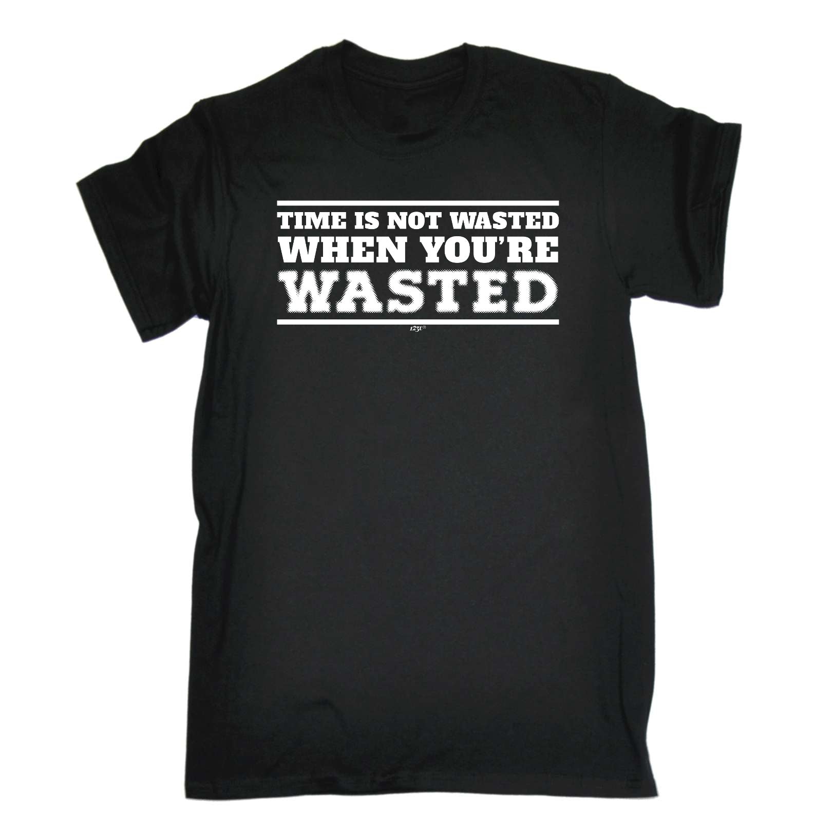 Time Is Not Wasted When Youre Wasted - Mens Funny T-Shirt Tshirts