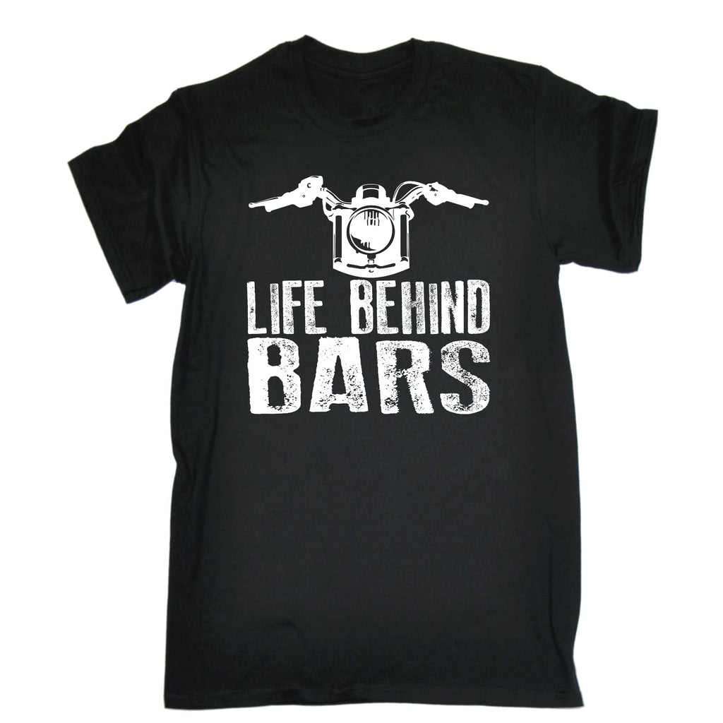 Life Behind Bars Moto - Mens Funny T-Shirt Tshirts