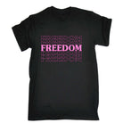 Freedom Is Earned Through Blood Sweat And Sacrifice Soilder Arm - Mens Funny T-Shirt Tshirts
