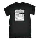 Bank Teller Nutrition Facts - Mens 123t Funny T-Shirt Tshirts