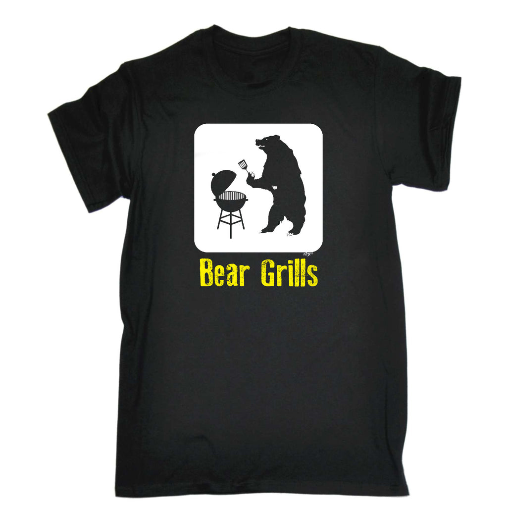 Bear Grills - Mens Funny T-Shirt Tshirts