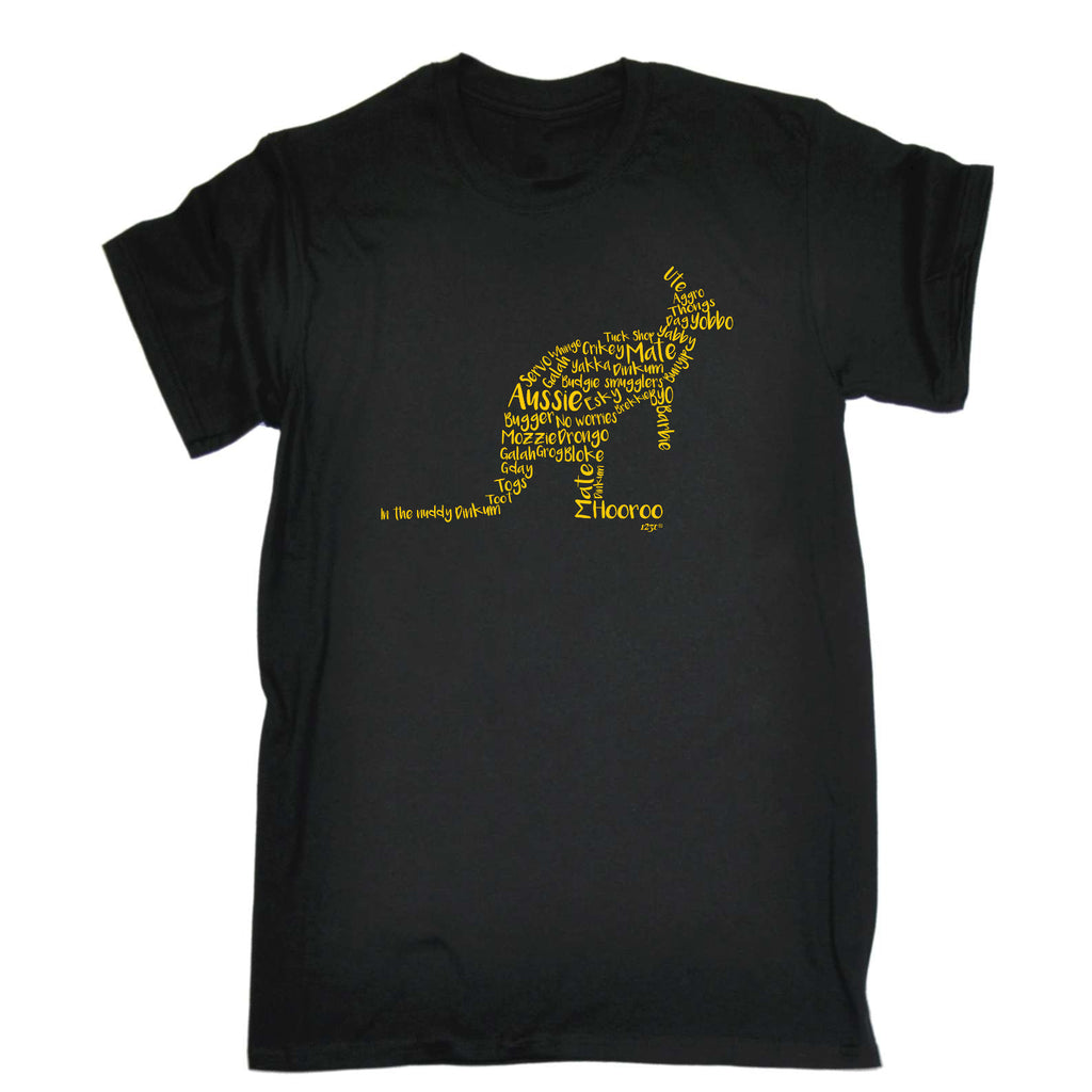Kangaroo Slang - Mens Funny T-Shirt Tshirts
