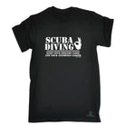 Ow Scuba Diving Keep Friends Close - Mens Funny T-Shirt Tshirts