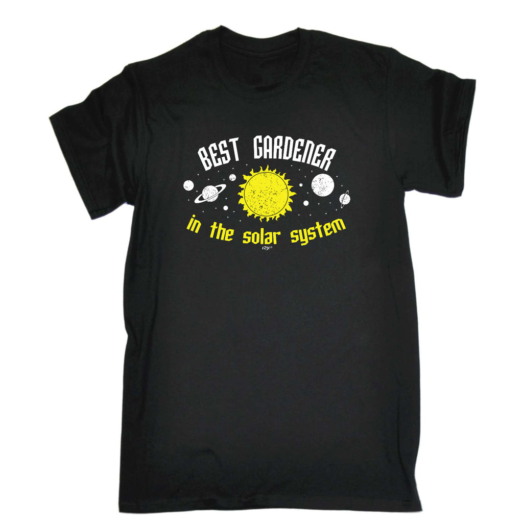 Best Gardener Solar System - Mens Funny T-Shirt Tshirts
