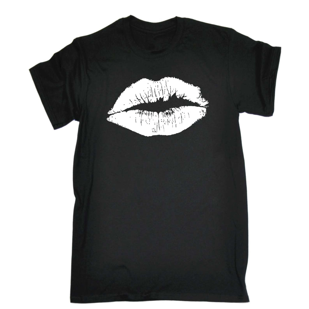 Kiss Lips - Mens Funny T-Shirt Tshirts