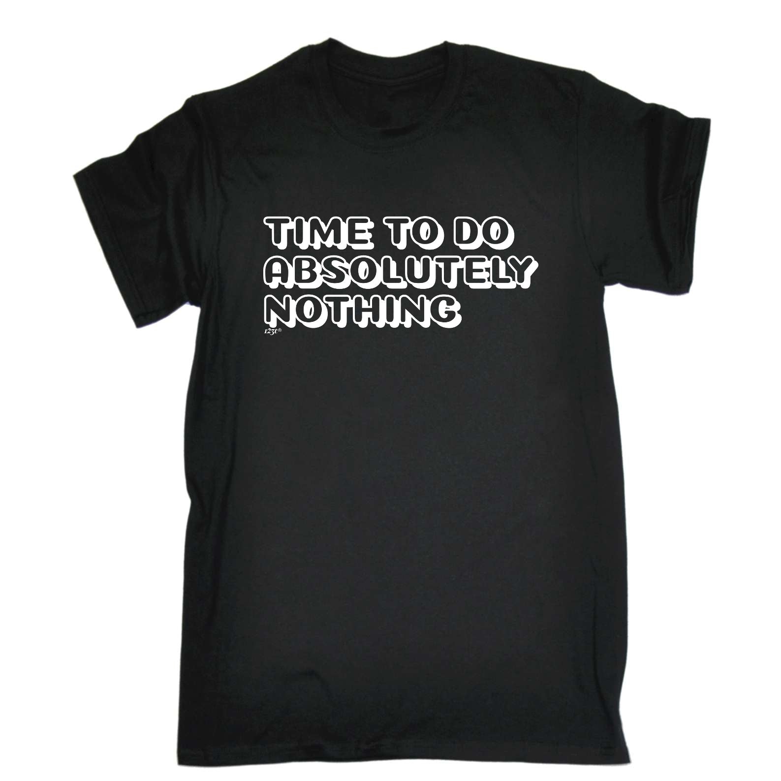 Time To Do Absolutely Nothing - Mens Funny T-Shirt Tshirts