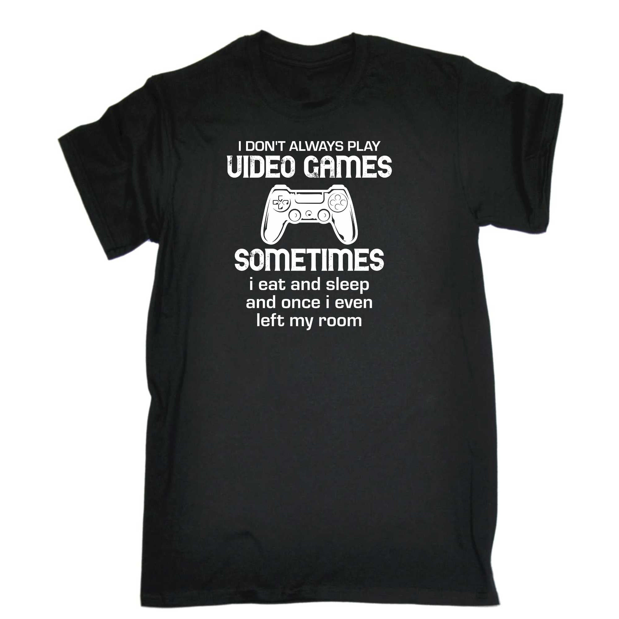 I Dont Always Play Video Games Sometimes Gamer - Mens 123t Funny T-Shirt Tshirts