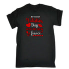 My First Valentines Day With My New Fiance Husband - Mens 123t Funny T-Shirt Tshirts