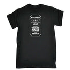 Alcohol Makes You Lean Beer Wine - Mens 123t Funny T-Shirt Tshirts