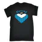 Mermaid At Heart - Mens Funny T-Shirt Tshirts