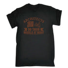 Architects Do Their Models At Night - Mens 123t Funny T-Shirt Tshirts