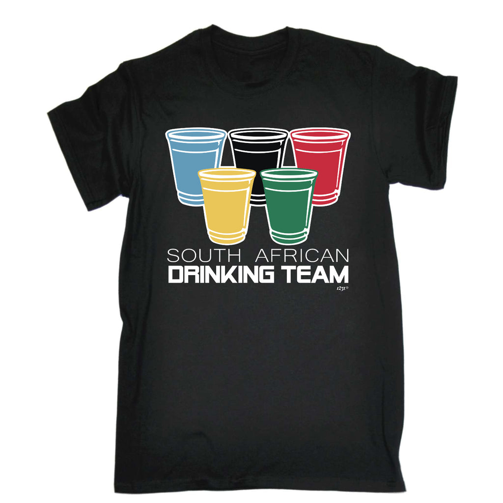 South African Drinking Team Glasses - Mens Funny T-Shirt Tshirts
