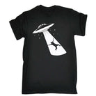 Ufo Abduction White - Mens Funny T-Shirt Tshirts