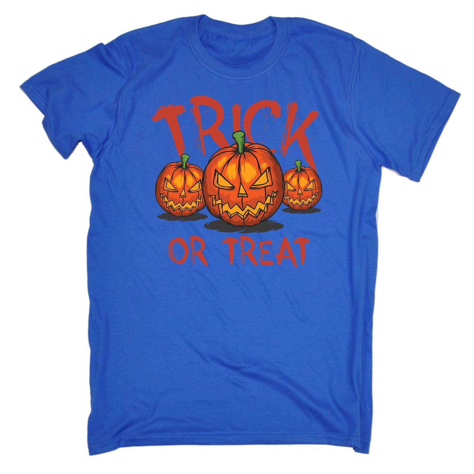 Halloween Trick Or Treat Pumpkings - Mens Funny T-Shirt Tshirts
