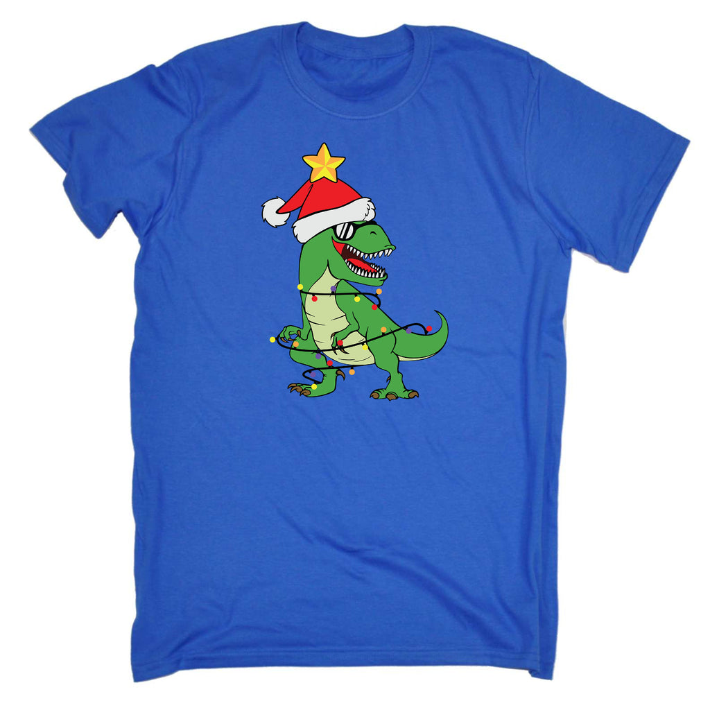 T Rex Santa Dinosaur Christmas Trex Xmas - Mens Funny T-Shirt Tshirts