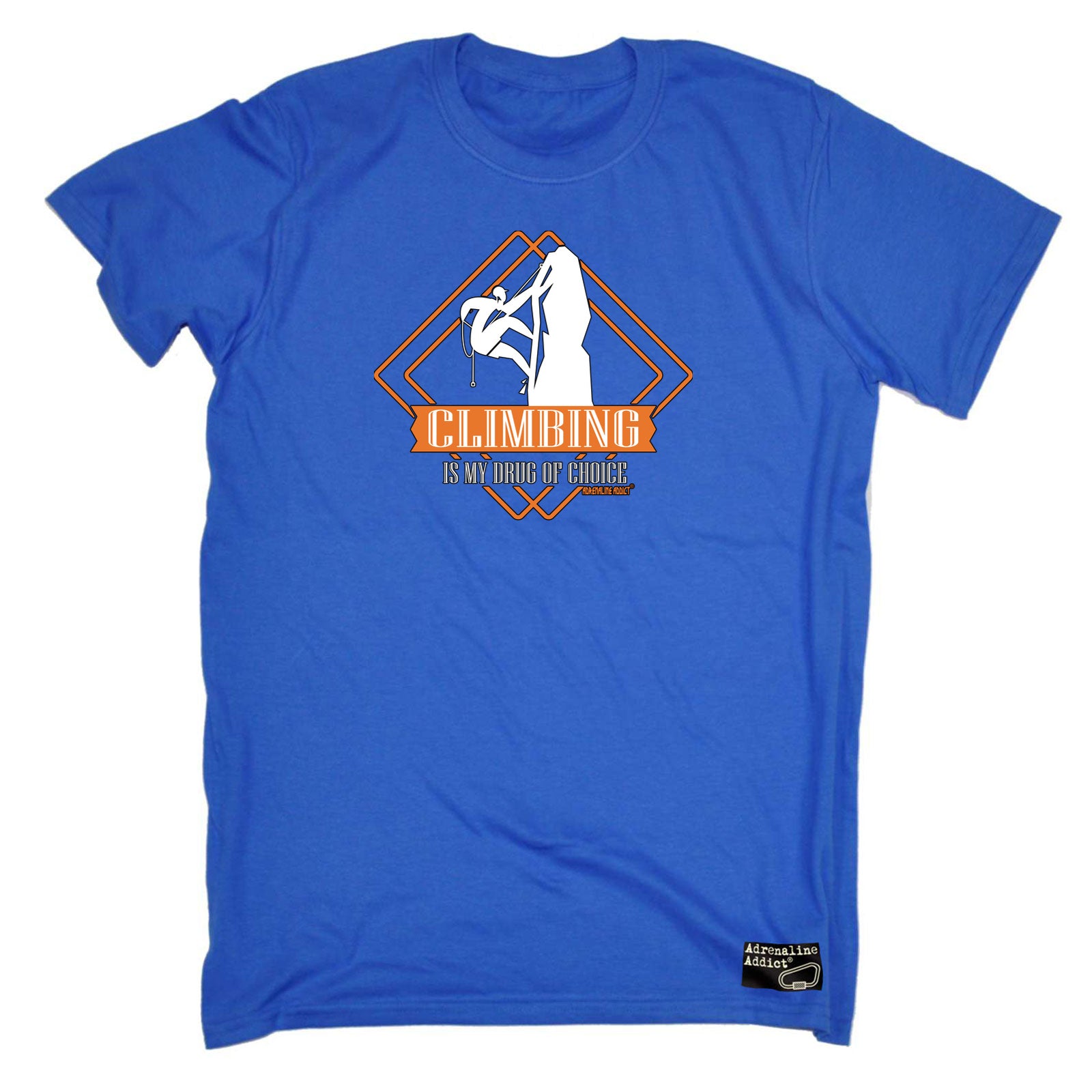 Aa Climbing Is My Drug Of Choice - Mens Funny T-Shirt Tshirts