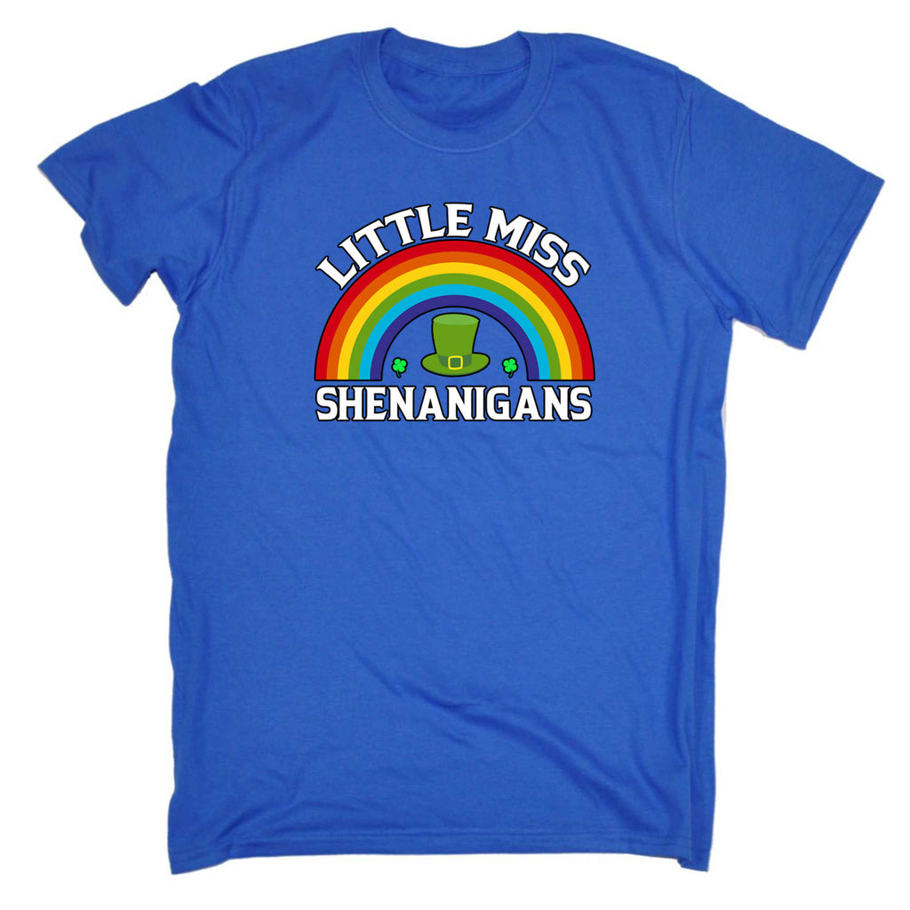 Lirttle Miss Shenanigans Irish St Patricks Day Ireland - Mens 123t Funny T-Shirt Tshirts