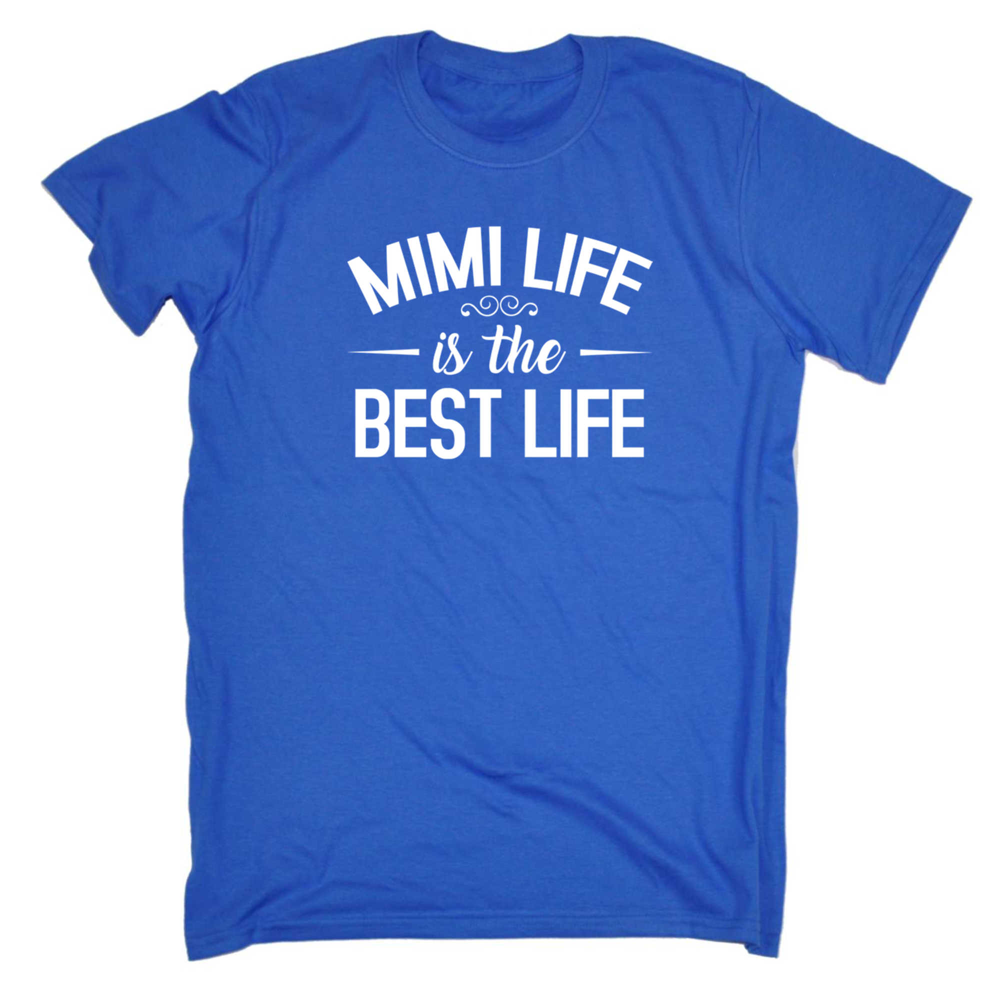 Mimi Life Is The Best Life Mum Mother - Mens 123t Funny T-Shirt Tshirts