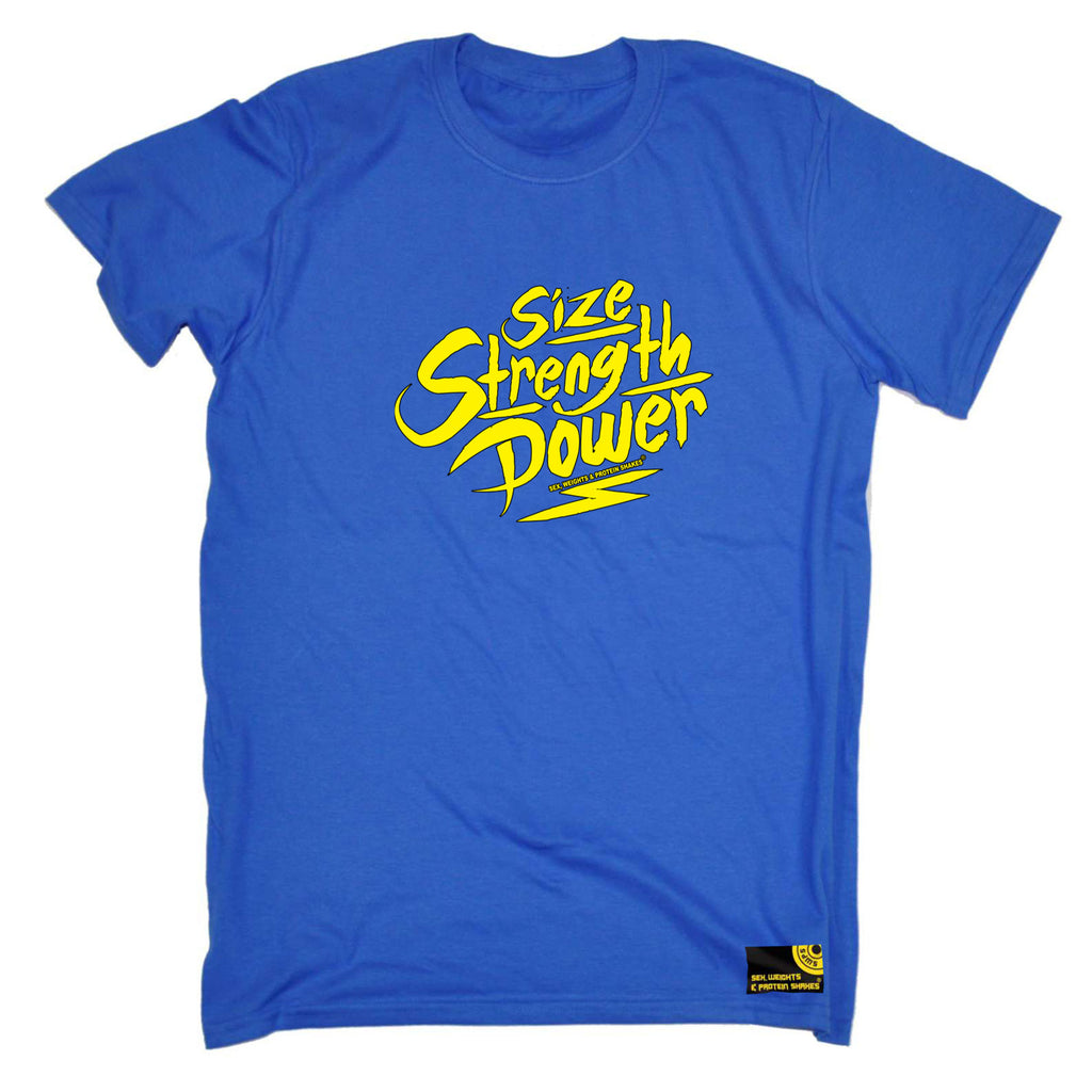 Swps Size Strength Power - Mens Funny T-Shirt Tshirts