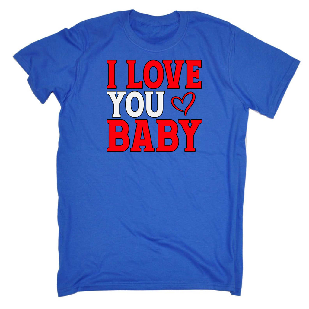 I Love You Baby Valentines Day - Mens 123t Funny T-Shirt Tshirts