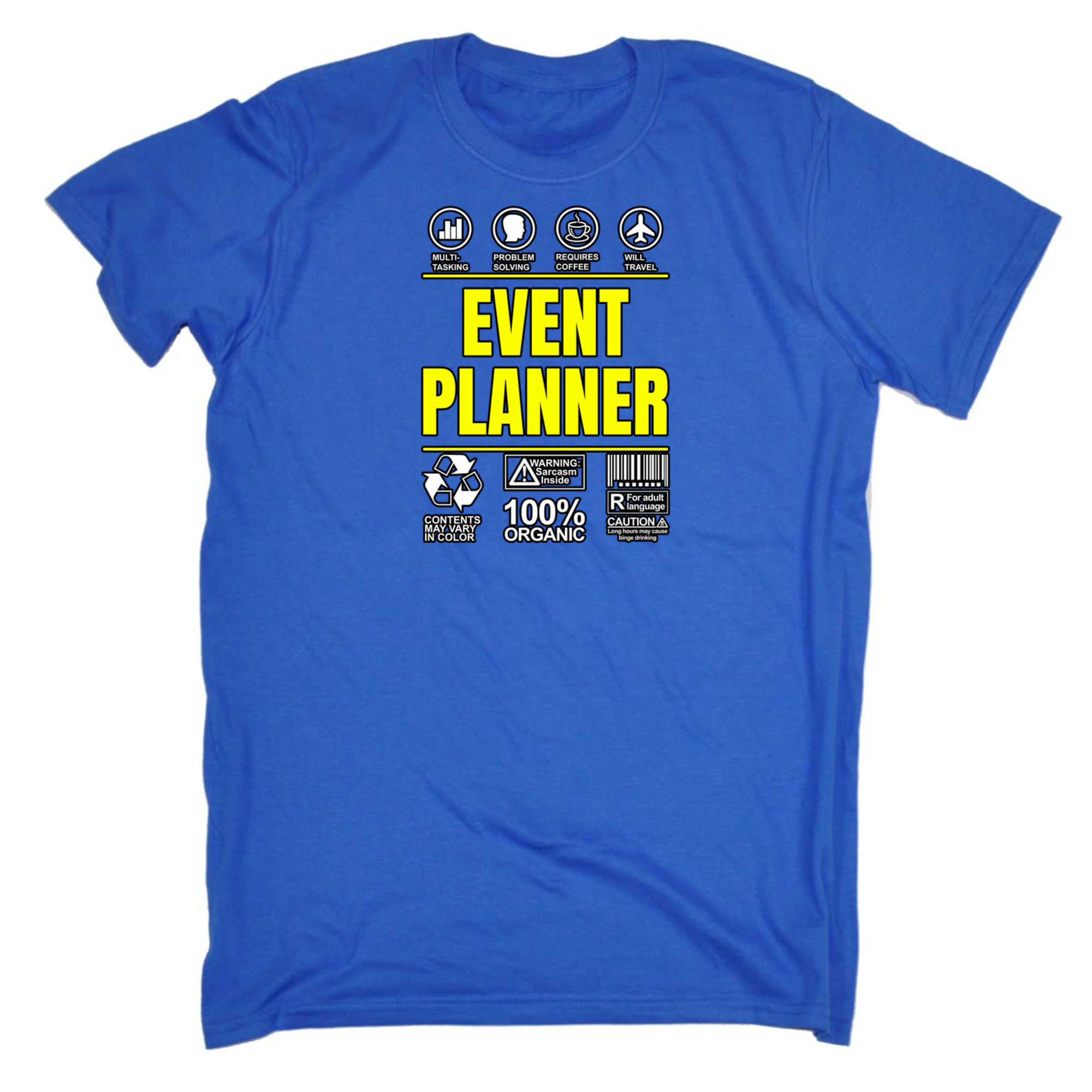 Event Planner Sarcastic Humour - Mens 123t Funny T-Shirt Tshirts