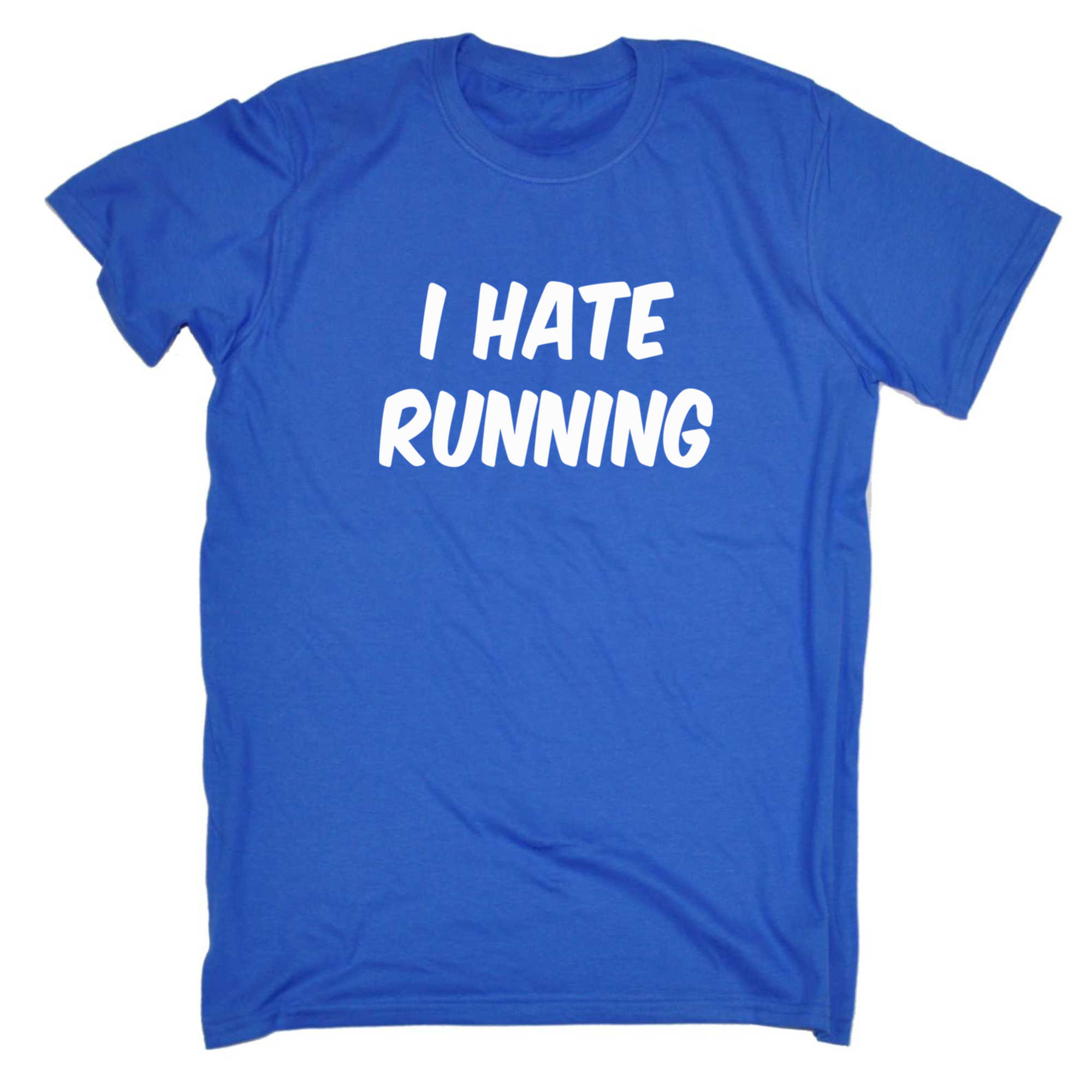 I Hate Running - Mens 123t Funny T-Shirt Tshirts