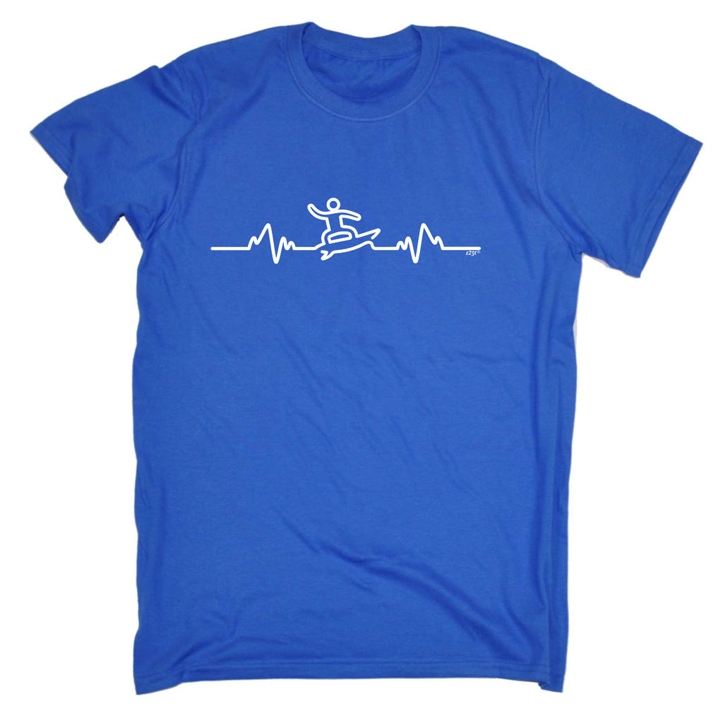 Surf Pulse - Mens Funny T-Shirt Tshirts