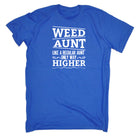 Weed Aunt Like A Regular Aunt Only Way Auntie - Mens 123t Funny T-Shirt Tshirts