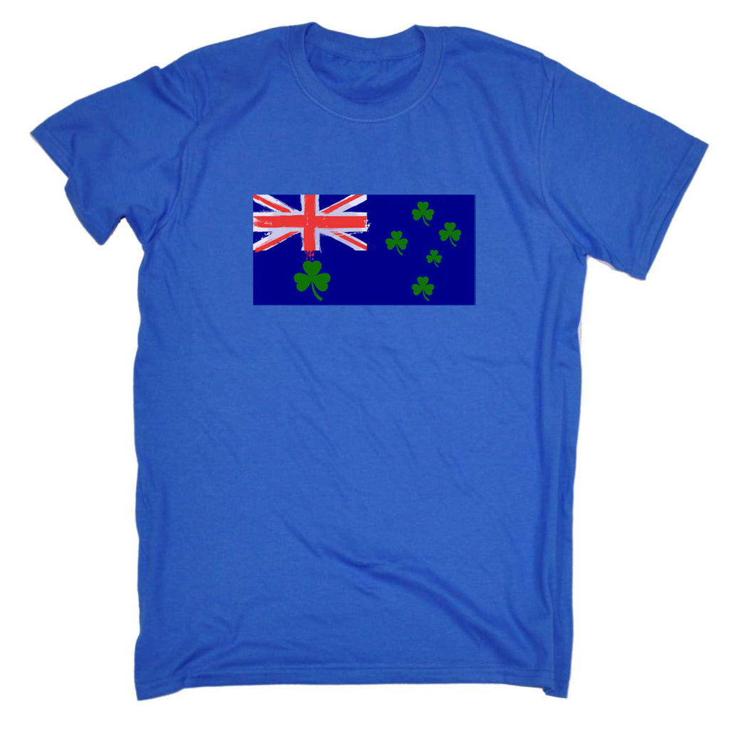 Australia Flag Irish St Patricks Day Ireland Four Leaf Clover - Mens 123t Funny T-Shirt Tshirts