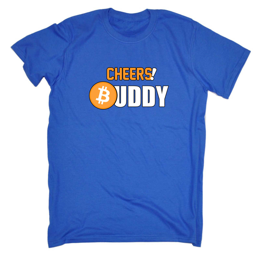 Bitcoin Buddy With Crypto Currency - Mens 123t Funny T-Shirt Tshirts