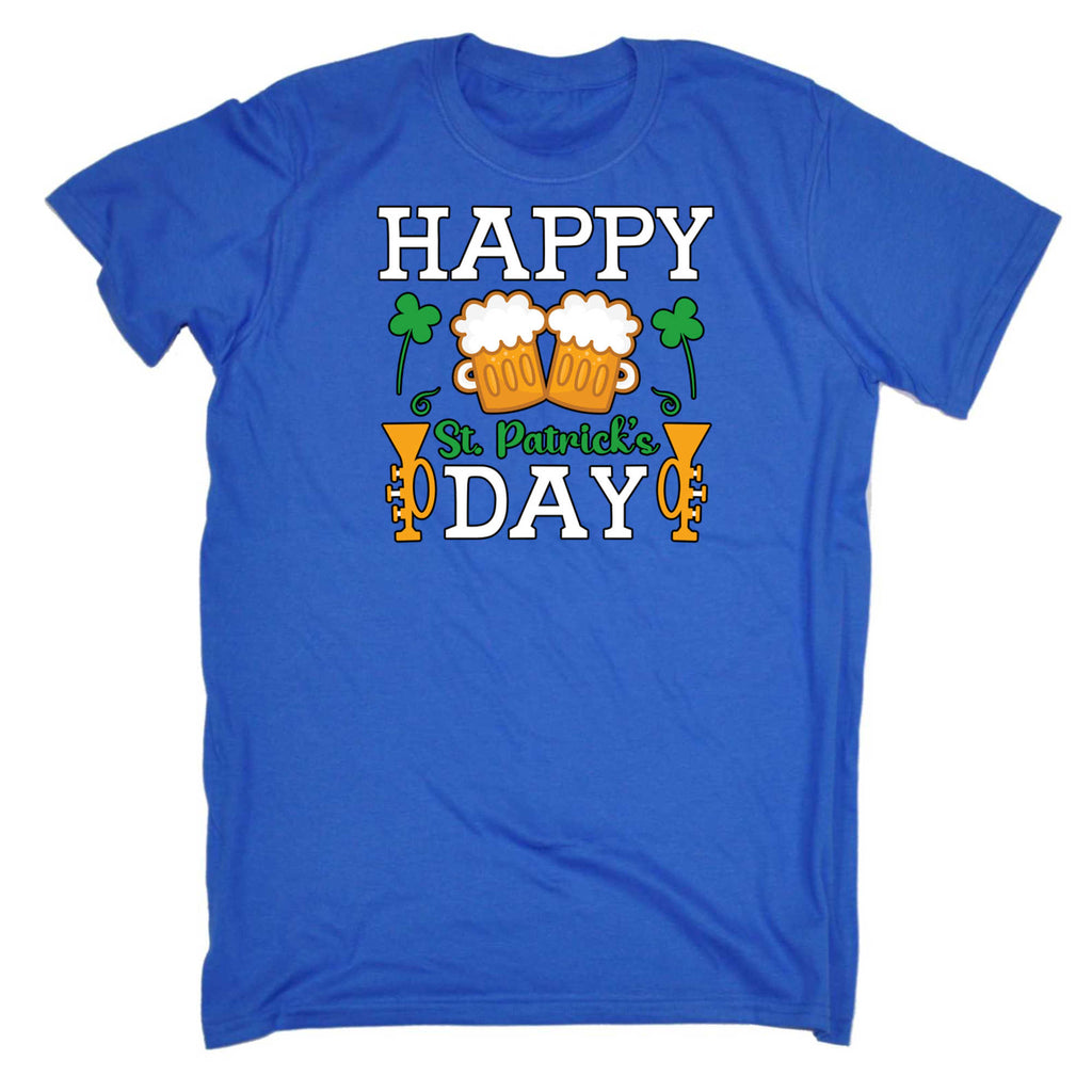 Happy St Patricks Day 2 Irish Ireland  - Mens 123t Funny T-Shirt Tshirts