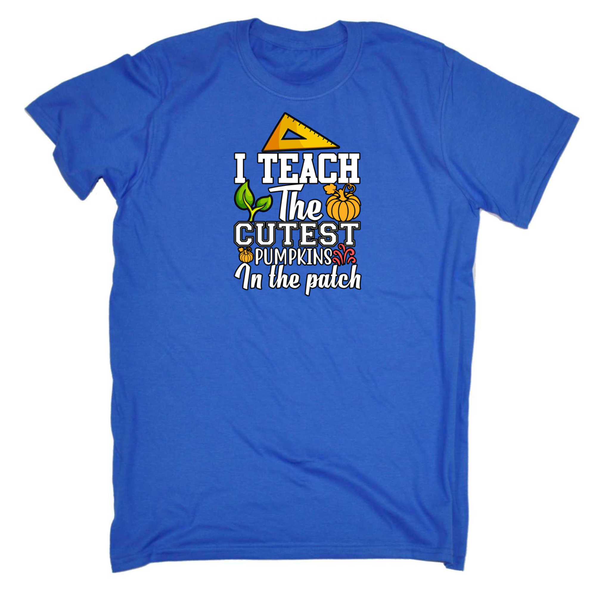 I Teach The Cutest Pumpkins In The Patch Teacher - Mens 123t Funny T-Shirt Tshirts