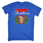 Reindog Reindeer Dog Christmas Xmas Santa - Mens Funny T-Shirt Tshirts