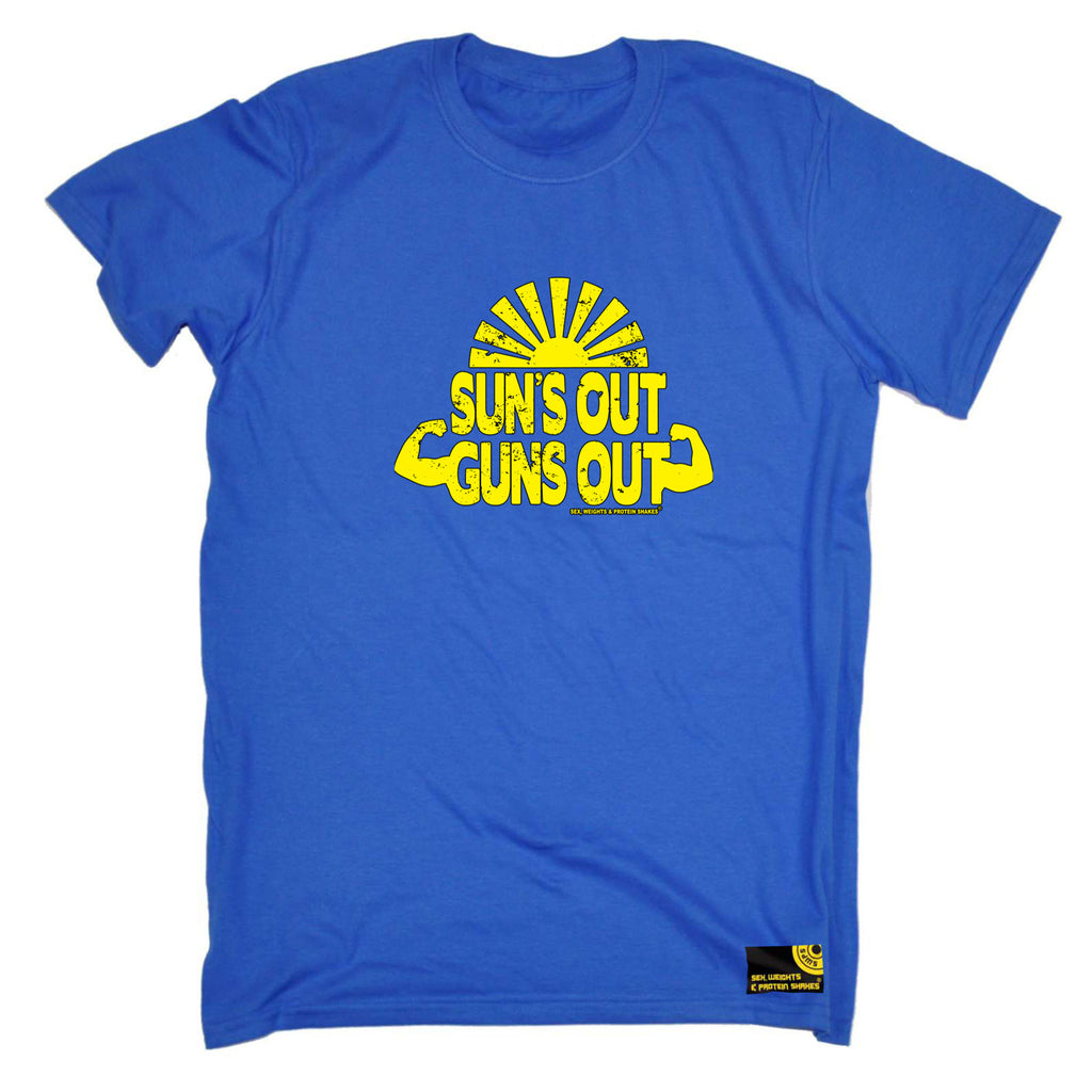 Swps Suns Out Guns Out - Mens Funny T-Shirt Tshirts